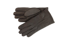 Charger l&#39;image dans la galerie, Gilles gant de cerf cousu à la main doublé de cachemire (coloris noir ou marron).