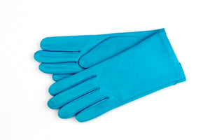 Amélie gant court classique en agneau doublé de soie (18 coloris)
