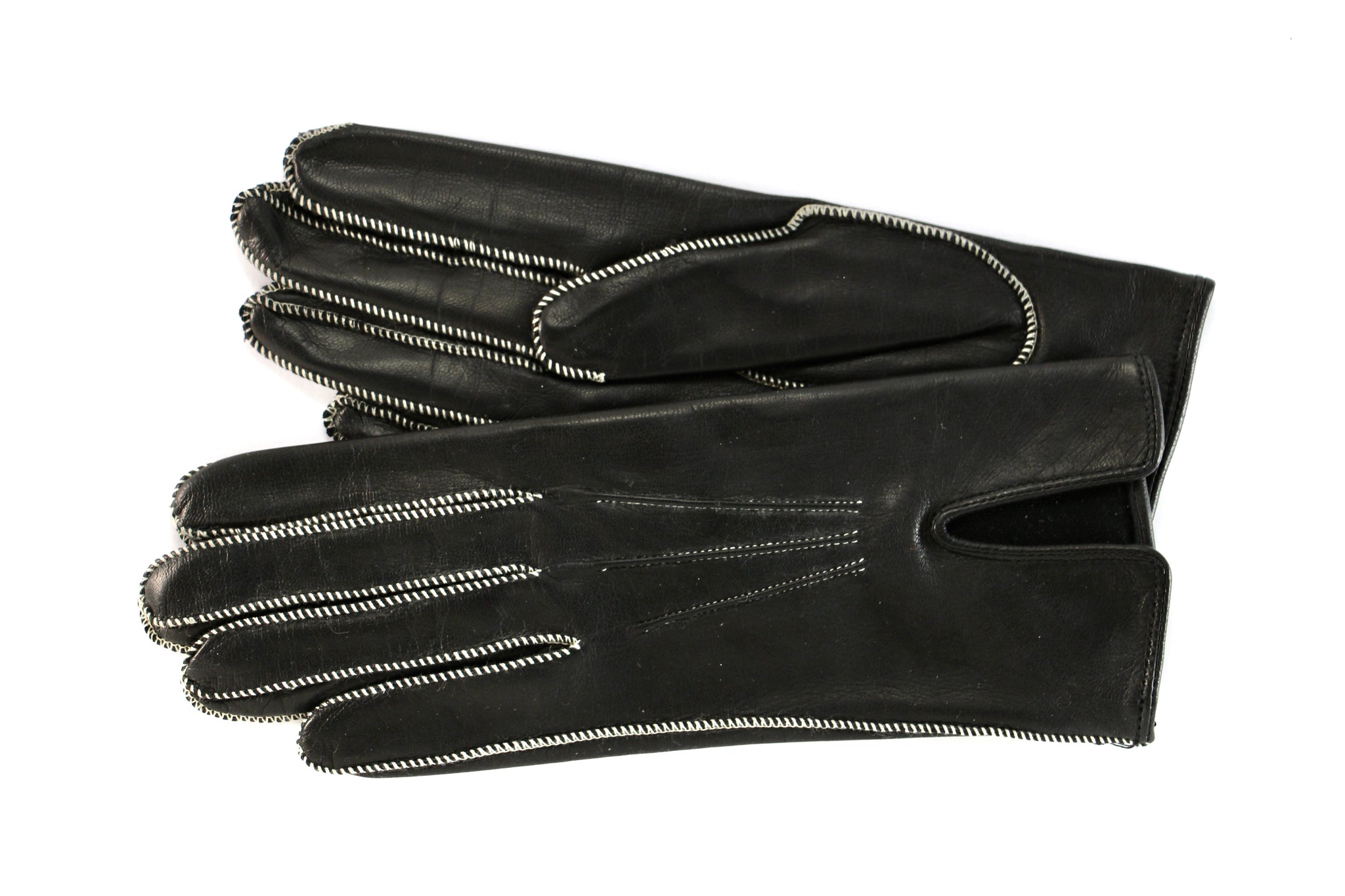 Noémie gant en agneau doublé de soie noir pour femme (- 30% sur prix i –  Gants Hélion