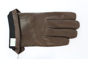 Mathieu gant de chevreau doublé de soie made in France (noir ou marron).